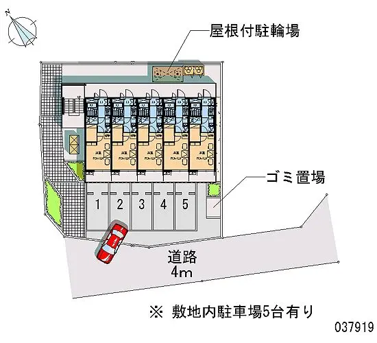 ★手数料０円★東松山市若松町２丁目 月極駐車場
